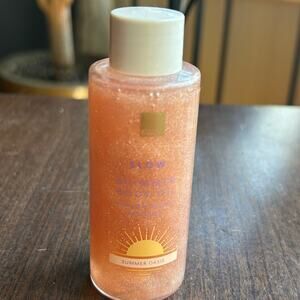 New European Wax Center Summer Oasis Shimmer Body Oil rose gold